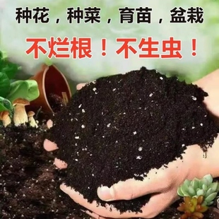 种菜种花营养土养花绿植通用型肥料土壤种菜家用有机花泥花土专用