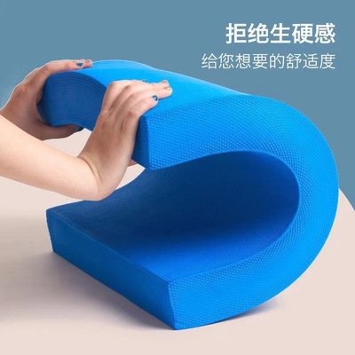 平衡软榻垫滑盘健身平板支撑瑜伽脚踝核心训练康复器材厚方块垫子