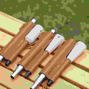 户外吹火管打火石套装露营可伸缩不锈钢5节吹火筒实心