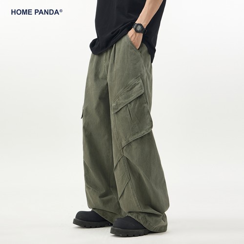 HomePanda多口袋工装休闲裤男
