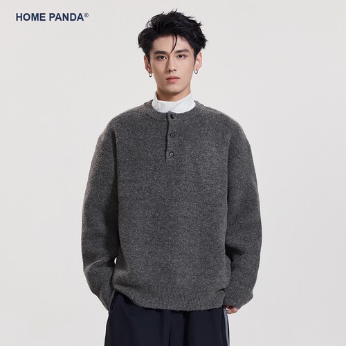 HomePanda亨特领针织毛衣男冬季