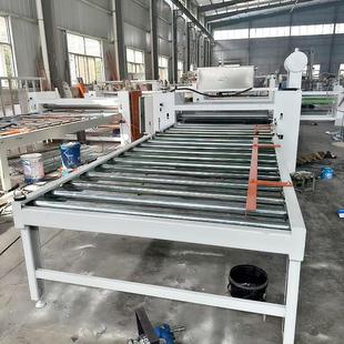 饰皮革软硬包 KTV装 毛刷除尘涂胶贴膜机设备 PET木饰面大板贴面机