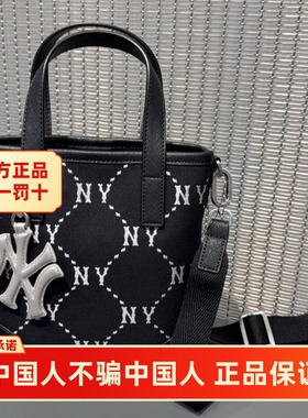 MLB官方专柜正品NY满印单肩包时尚复古老花斜挎包手提包3ACRS054N
