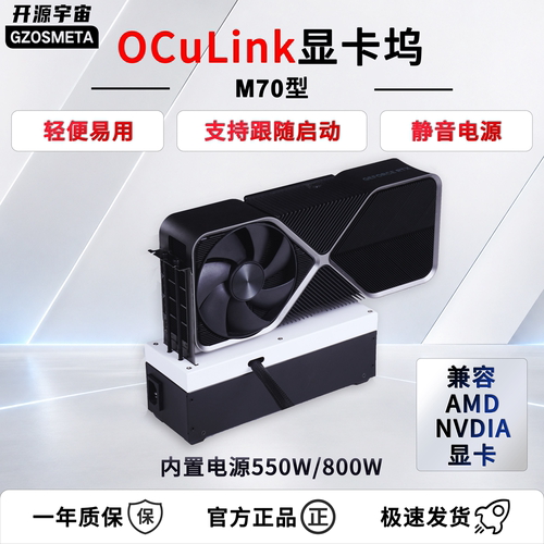 开源宇宙oculink5.0显卡坞M70型内置电源Thinkbook外接显卡TGX