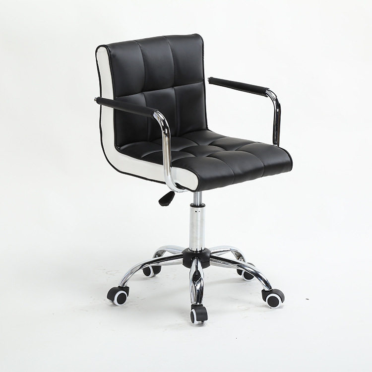 家用电脑办公椅 新款时尚安吉多美休闲六格椅 转椅 高脚前台椅