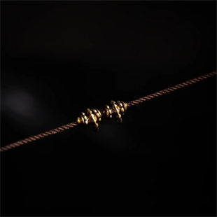 双生花文玩万向轴diy藏传元素国风手工艺品