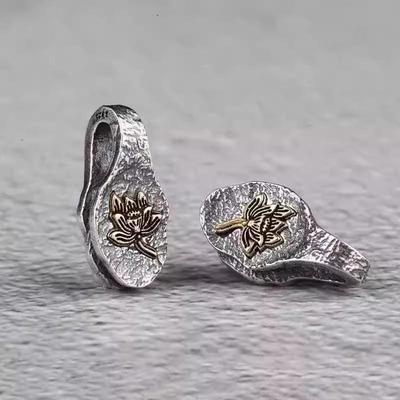 银莲花卡子侧挂藏式小元素配件