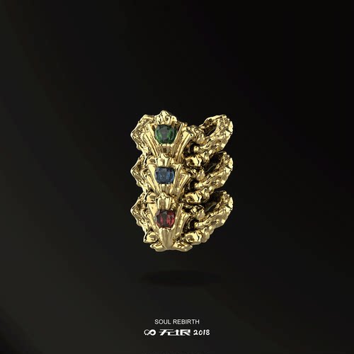 银镀金复古个性文玩配饰WUYIN