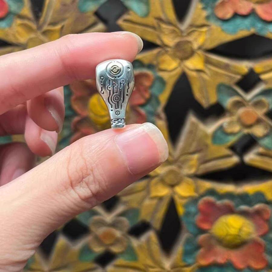 925三通科技感可diy男女通用三通百香籽耶蒂猴头星月手串配饰