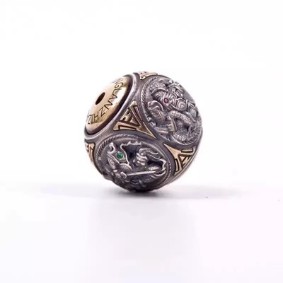 DIY原创925纯银四大天王隔珠