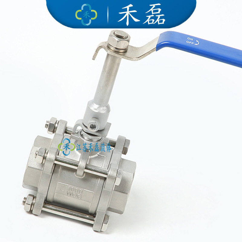 -40℃螺纹球阀手柄加长制冷剂R507CF8M不锈钢NPT螺纹RC球阀20DN25