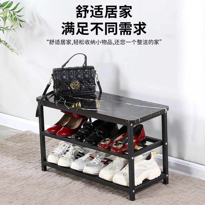 换鞋凳多层可坐鞋架简易门口穿鞋坐凳一体置物架加厚客厅收纳凳子