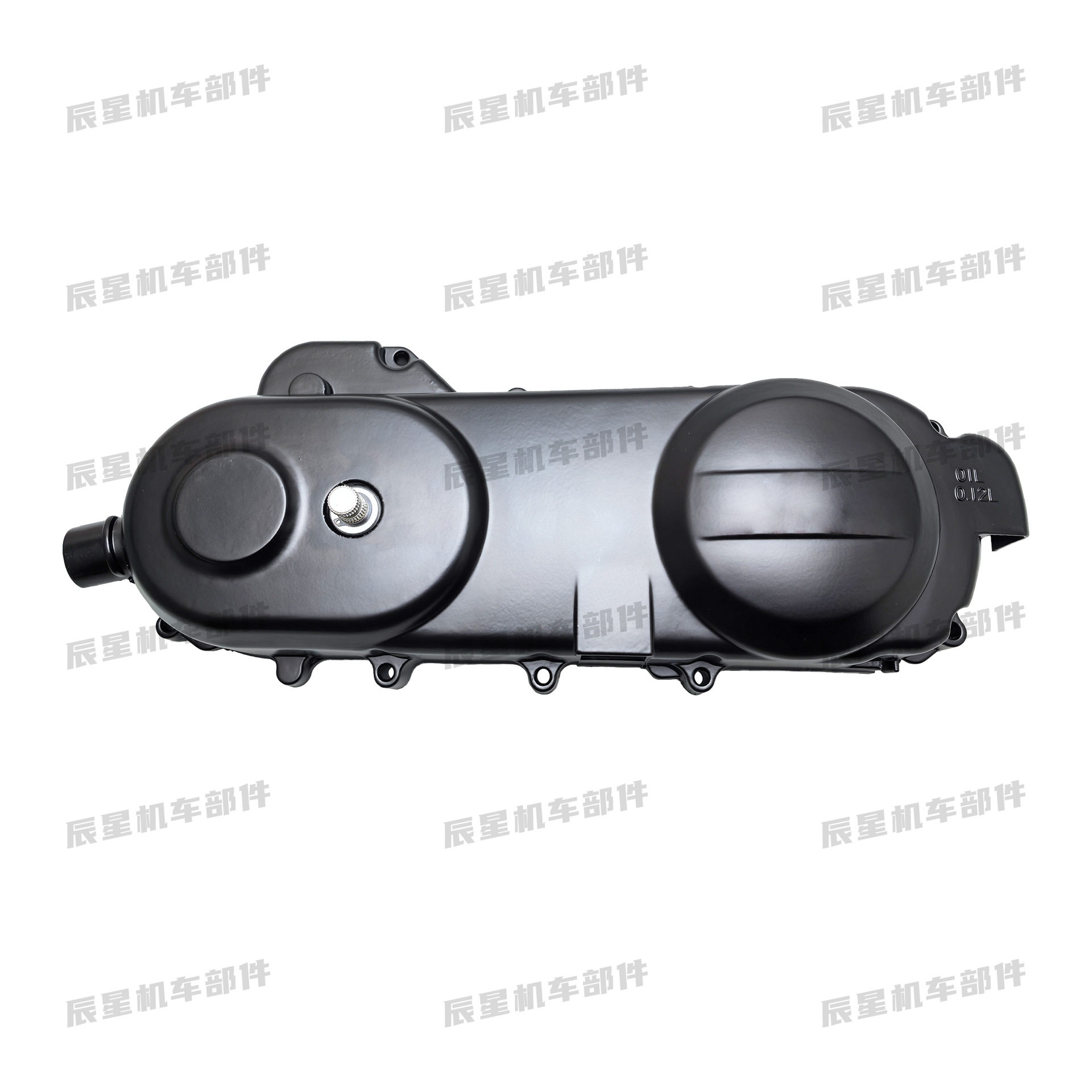 踏板摩托车发动机 GY6-50/60/80cc 左盖/边盖/侧盖组合 43cm12寸