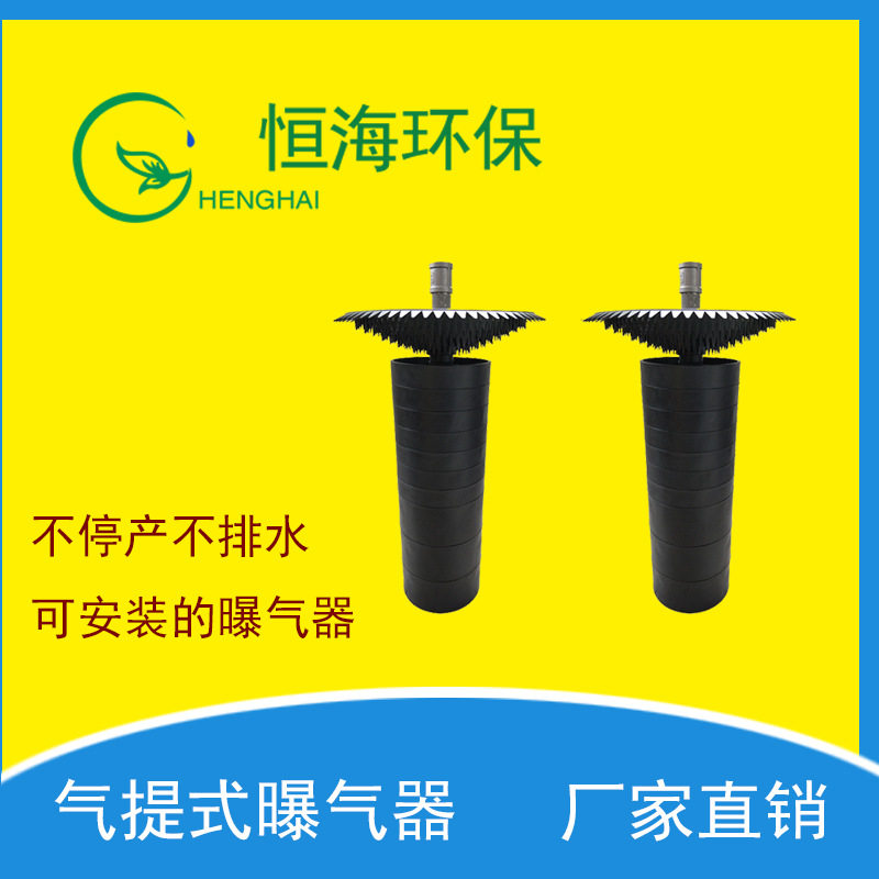 曝气头不排水可安装曝气器免拆填料可安装曝气器