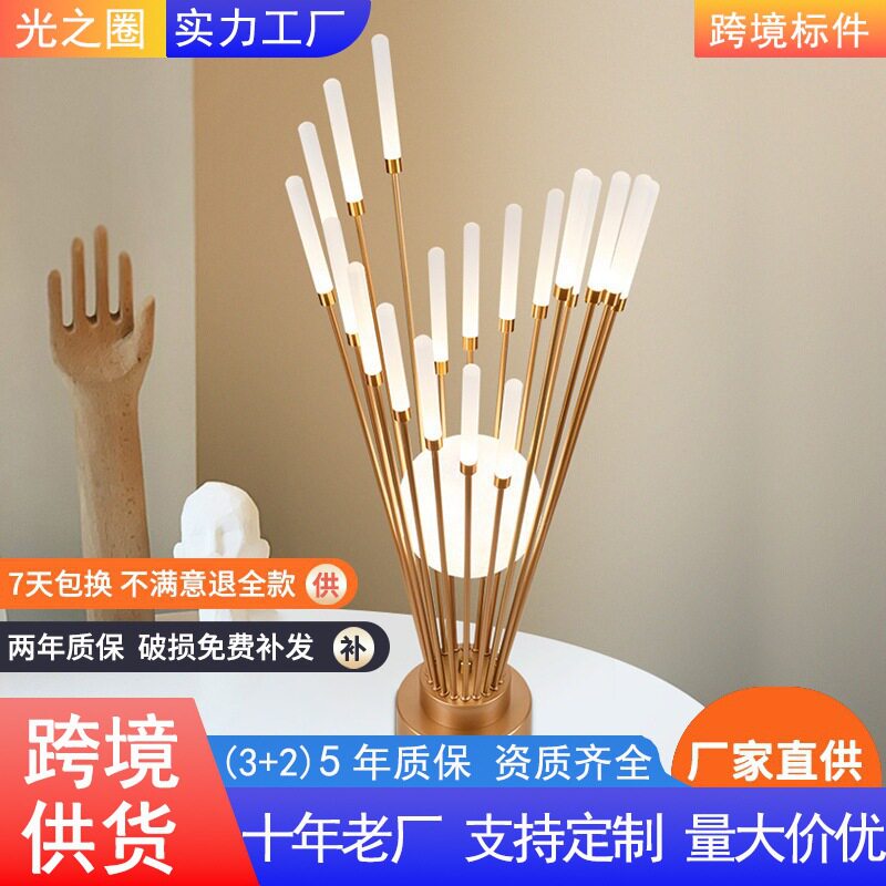【哇噢】简约卧室灯中山灯饰客厅装饰台灯床头高级感时尚个性led
