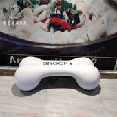 玻璃钢骨头长凳创意造型商场公园休闲坐凳仿真公共区简约设计凳子