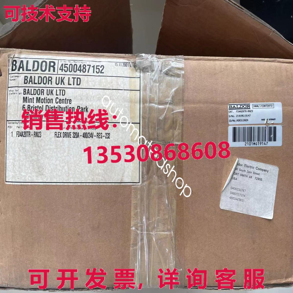 供应原装BALDOR FD4A20TR-RN23 ASR31202A Servo Driver Shipping
