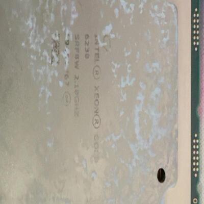 原装Xeon金牌6230CPU正式版2.1G主频  20核心