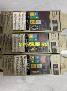 询价拆机欧姆龙变频器3G3JV-AB004，成色如图，功能包好。