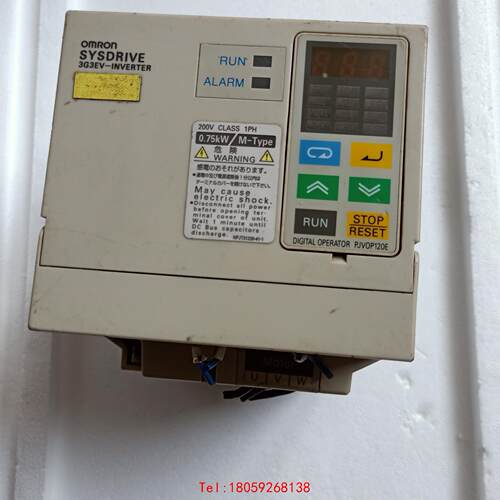 【非标价】欧姆龙变频器，3G3EV-AB007M-CE,0.75KW,