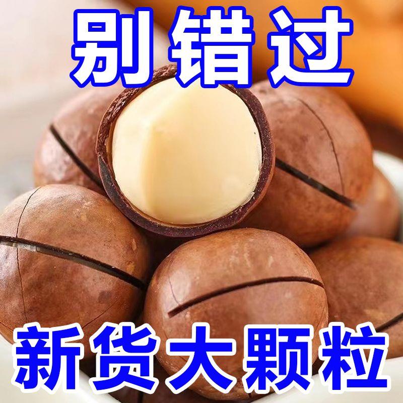 新货夏威夷果袋装非500g奶油味夏果零食坚果干 干果散装称斤整箱5