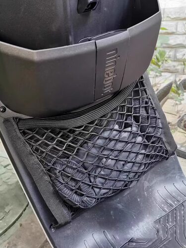 九号f90改装配件电动车前置物兜f60/BMAX90储物网兜头盔收纳网袋