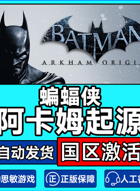 Steam 蝙蝠侠阿卡姆起源 Arkham Origins 国区激活码CDK PC正版