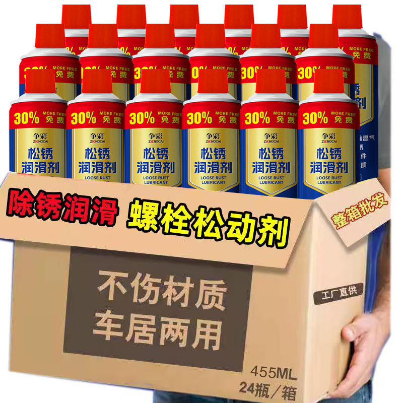 除锈剂金属快速清洗螺栓螺丝松动合页异响润滑强力防锈去铁锈喷剂