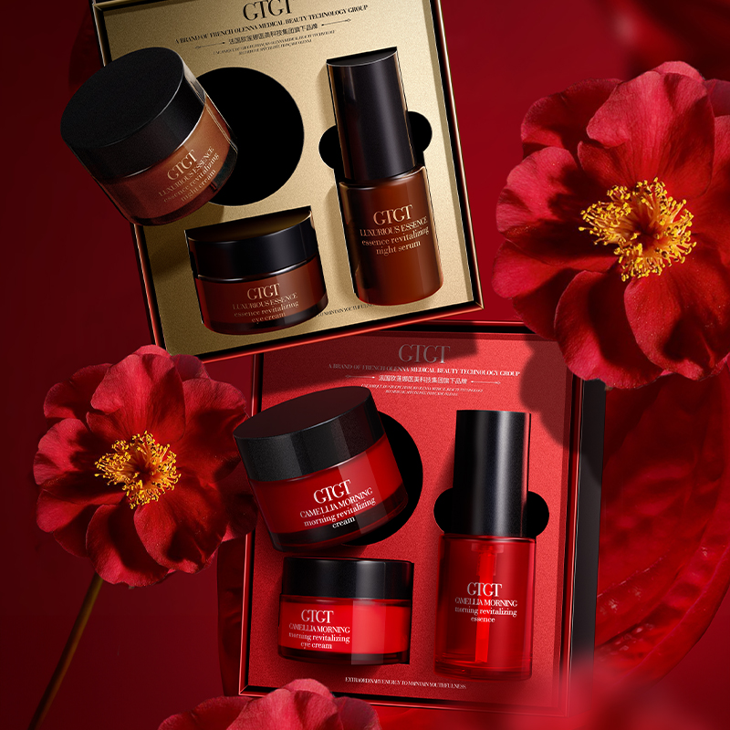 法国GTGT红山茶花焕活精华面霜眼霜三件套五月香草赋活修护礼盒6