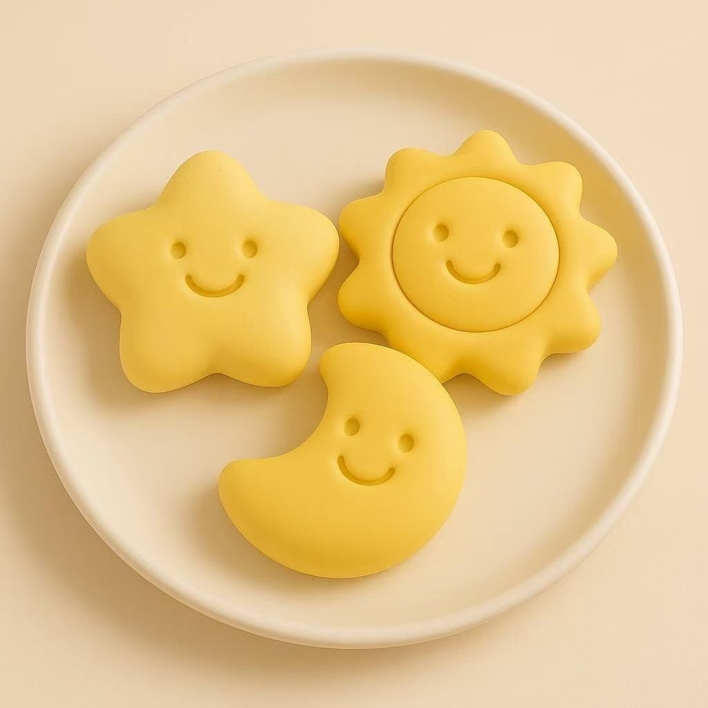 月亮星星太阳云朵一口小馒头模具diy花样面食宝宝辅食烘焙工具磨