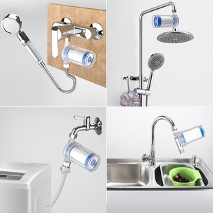 4分热水器洗衣机前置过滤器自来水龙头净水宝花洒沐浴PP棉滤芯W1