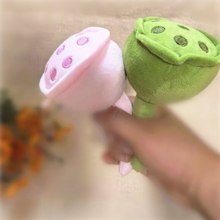 15CM夏日荷花小莲蓬毛绒玩具挂件吊坠饰品配件精致钥匙莲蓬礼品