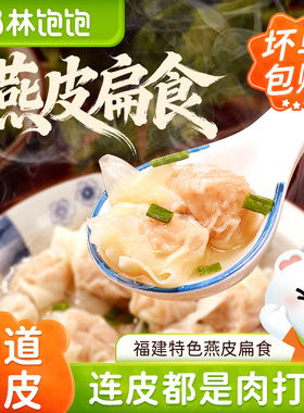 林饱饱馄饨速食早餐夜宵半成品手工沙县云吞抄手云吞纯肉燕皮扁食