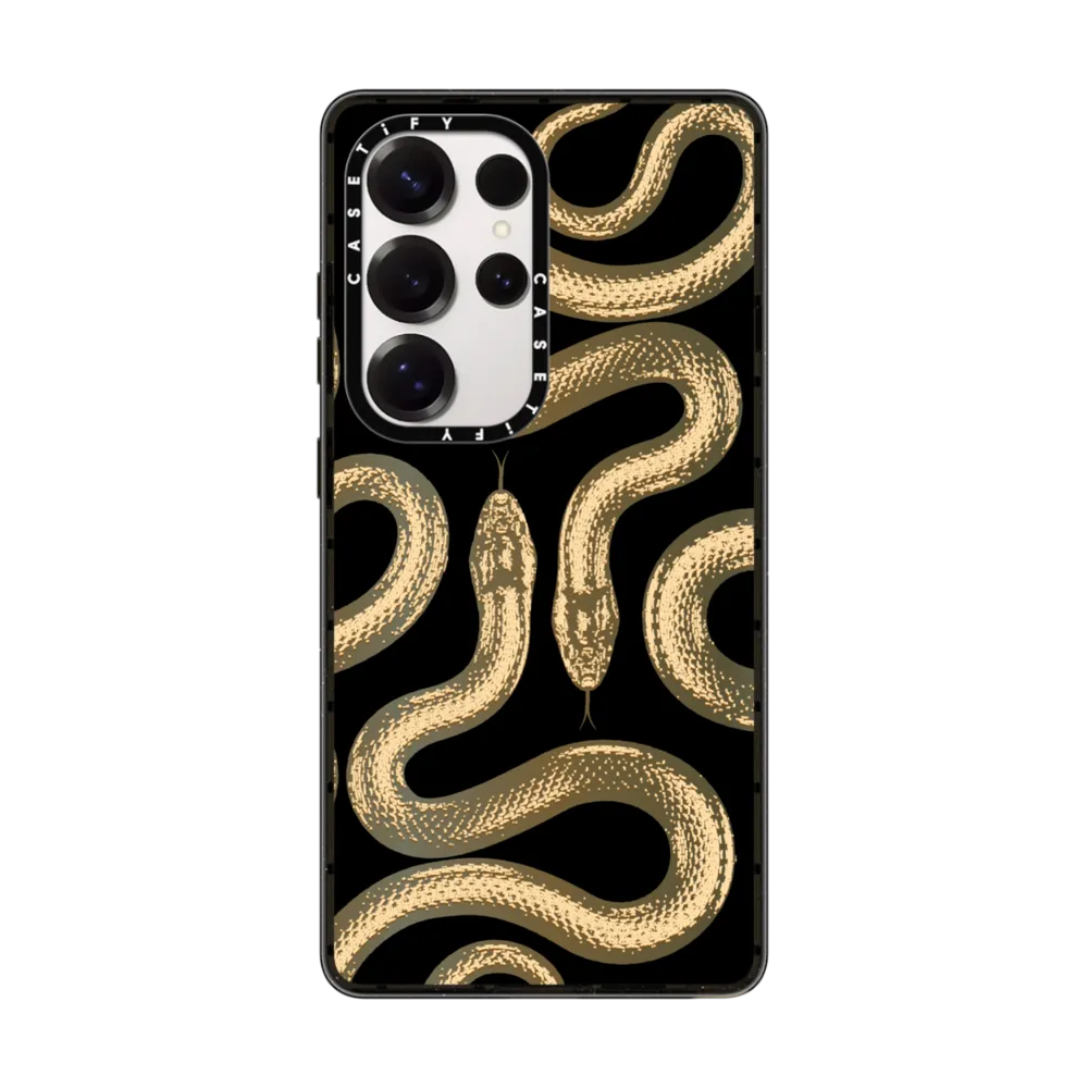 CASETiFY金色蛇王适用三星手机壳