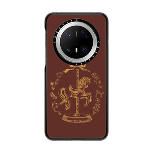 现货CASETiFY皇家旋转木马适用华为Pura 80 Pro手机壳Ultra/Mate70Pro+时尚复古奢华马年新春全包防摔保护套