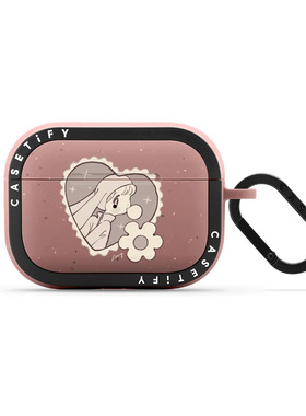 AAMY单色女孩casetify适用苹果Airpods Pro 2代无线蓝牙耳机保护套Airpods 3三代透明软壳可爱小众高级感防丢