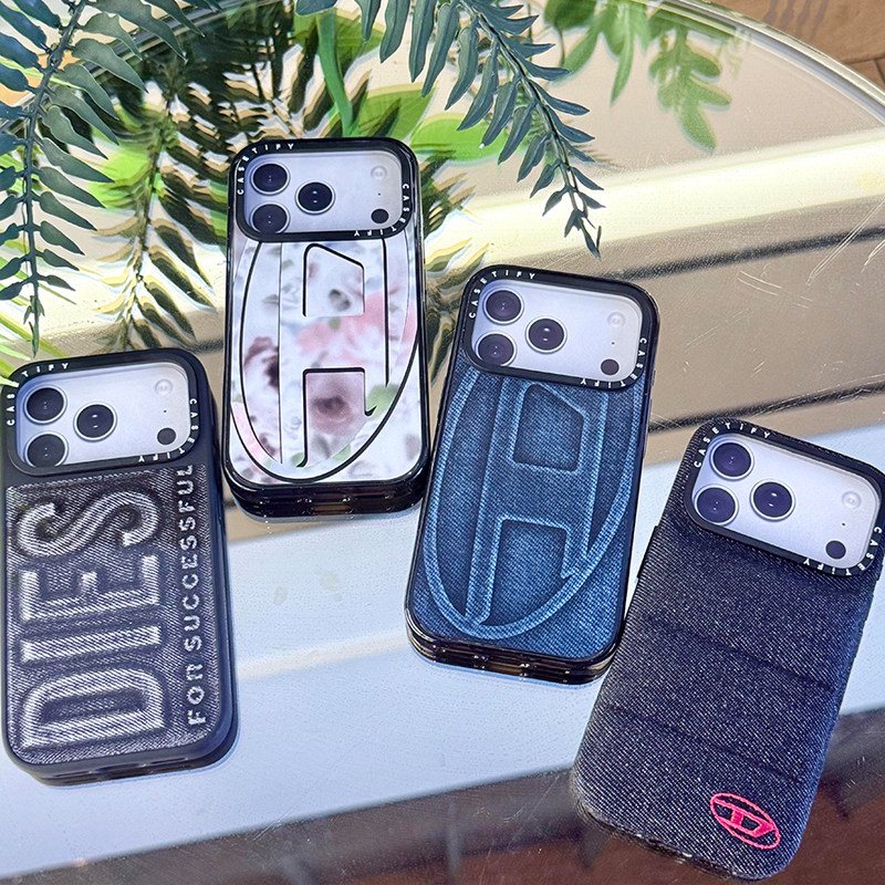 现货CASETiFY联名DIESEL时尚叛逆美学适用苹果iPhone17 Pro Max磁吸手机壳16/15/14限量款丹宁怀旧13保护套12