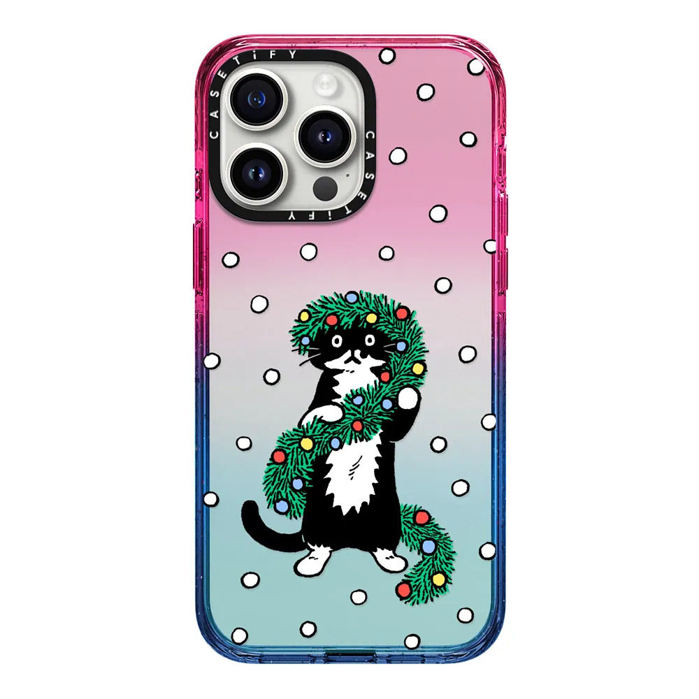 快乐的mo casetify适用苹果iphone15 pro max磁吸镜面手机壳14/13/12