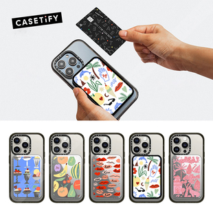 CASETIFY艺术家Bodil Jane清新夏日卡包磁吸手机支架追剧神器桌面