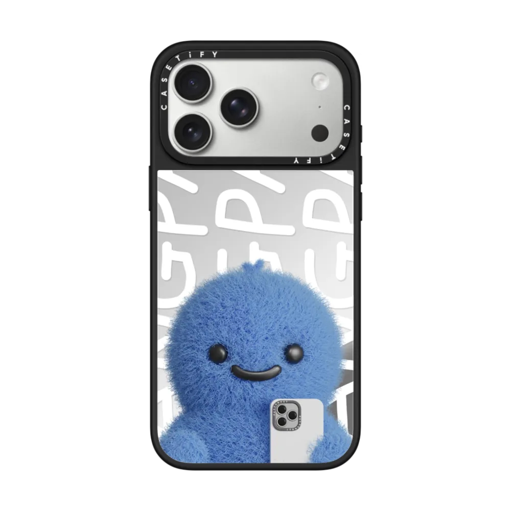 现货CASETiFY蓝色PANG毛绒绒小恐龙适用苹果iPhone17 Pro Max磁吸手机壳16/15/14创意趣味可爱13萌系保护套12