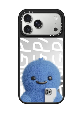 现货CASETiFY蓝色PANG毛绒绒小恐龙适用苹果iPhone17 Pro Max磁吸手机壳16/15/14创意趣味可爱13萌系保护套12