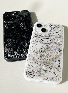 MATERIK炼金系列手机壳适用苹果iPhone14pro max珍珠贝母13防摔12