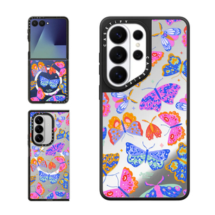 现货CASETiFY神秘飞蛾适用三星S25/S26 Ultra手机壳Z Flip7/Z Fold 6/5创意丛林艺术轻奢华全包防摔保护套s24