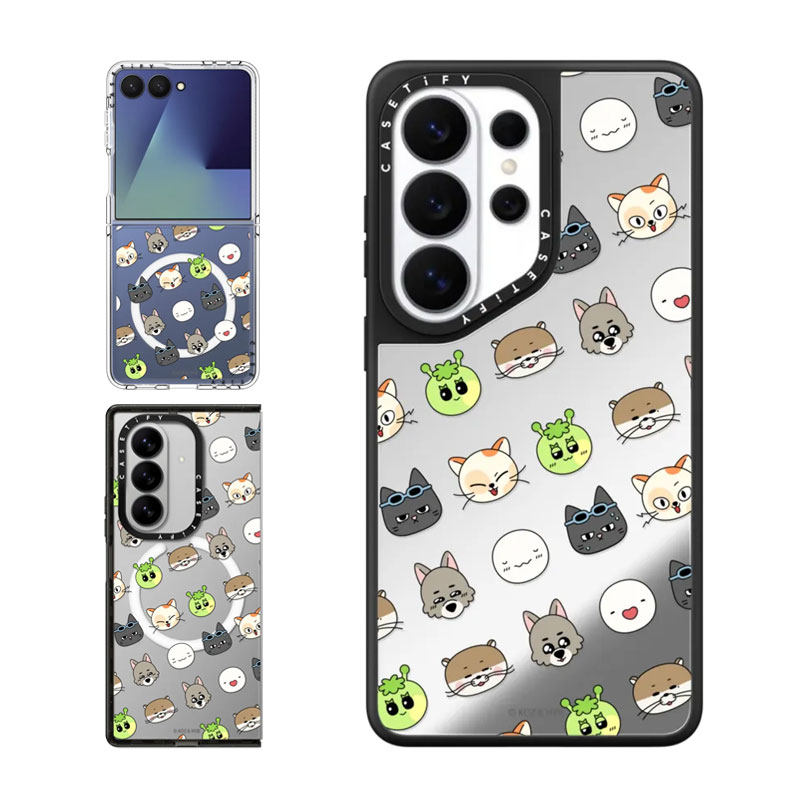 现货CASETiFY联名BBNEXDO门童印花图案适用三星S25/S26 Ultra手机壳Z Flip 7/Z Fold 6卡通可爱限量保护套S24