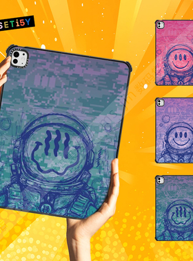 CASETiFY艺术家Jahan Loh科幻街头适用于苹果iPad Pro 11/13/12.9寸平板电脑保护套Air第3/4/5/6/7代翻盖式壳