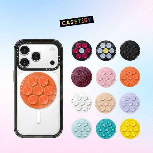 CASETiFY粉红色磁吸吸盘手机支架