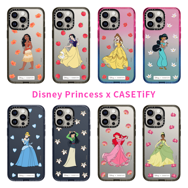 迪士尼公主联名CASETiFY适用苹果iPhone16 pro max手机壳磁吸15/14/13卡通可爱少女心创意小众高级感保护套12