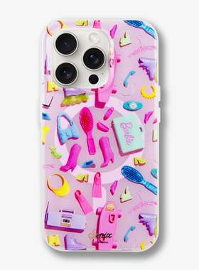 芭比联名sonix梦幻衣橱适用苹果iPhone15 pro max手机壳磁吸magsafe时尚潮牌粉色少女心创意全包防摔保护套14