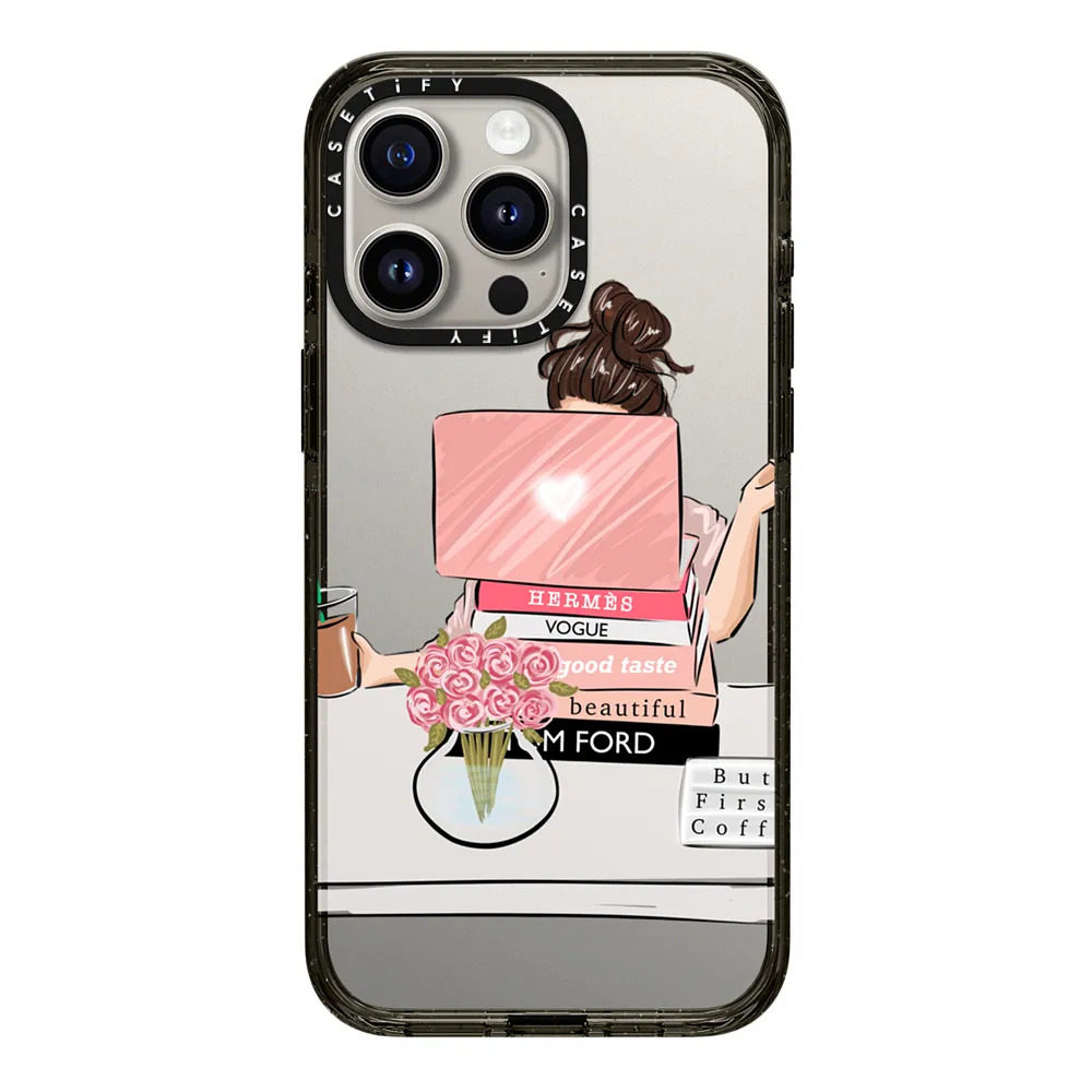 现货CASETiFY时髦女上司适用苹果iPhone15 Pro Max磁吸手机壳14/13/12时尚潮牌小众插画艺术家全包防摔保护套