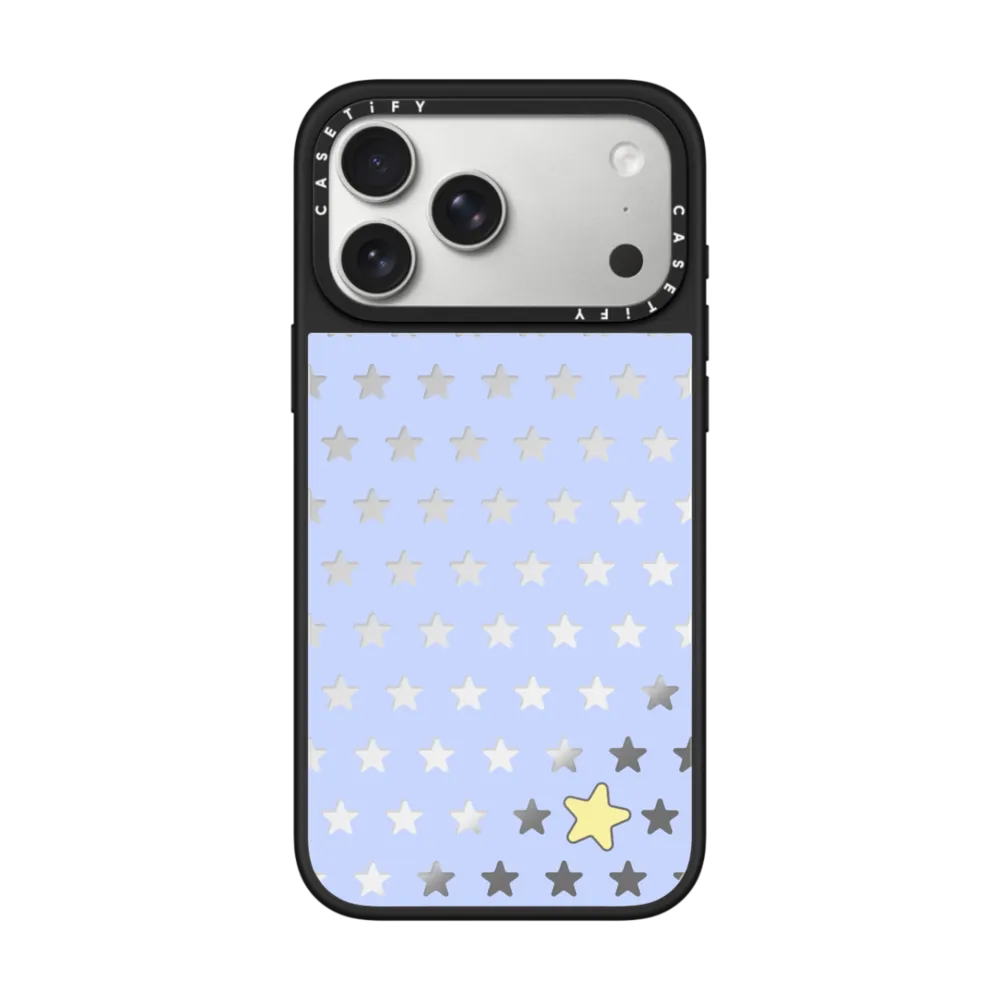 现货CASETiFY星辰蓝适用于苹果iPhone17 Pro Max磁吸手机壳16/15/14时尚云朵系列13蓝色镂空星星防摔保护套12